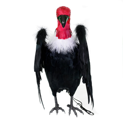 Dead Vulture Effigy 18 inch Tall, Deters Turkey & Black Vultures / Buzzards from Roofs, Trees and Cell Towers